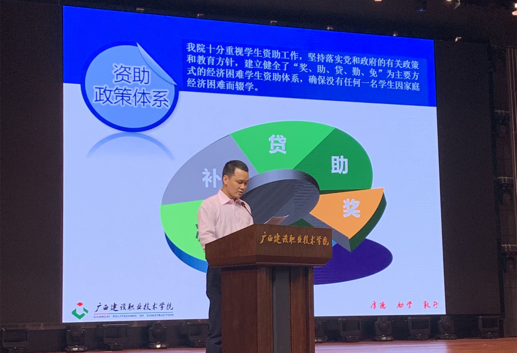 党委学生工作部副部长许愿解读国家资助政策