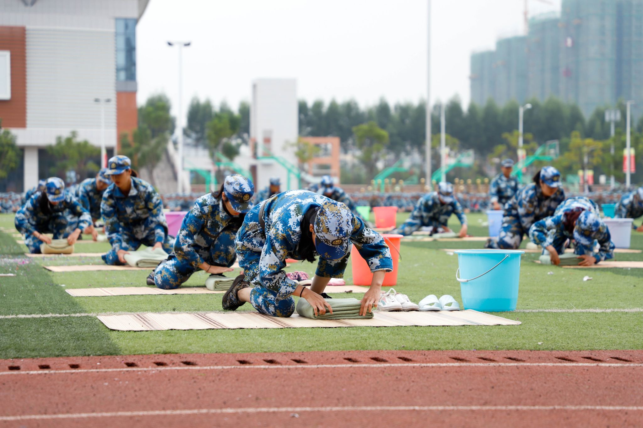 军事科目表演环节