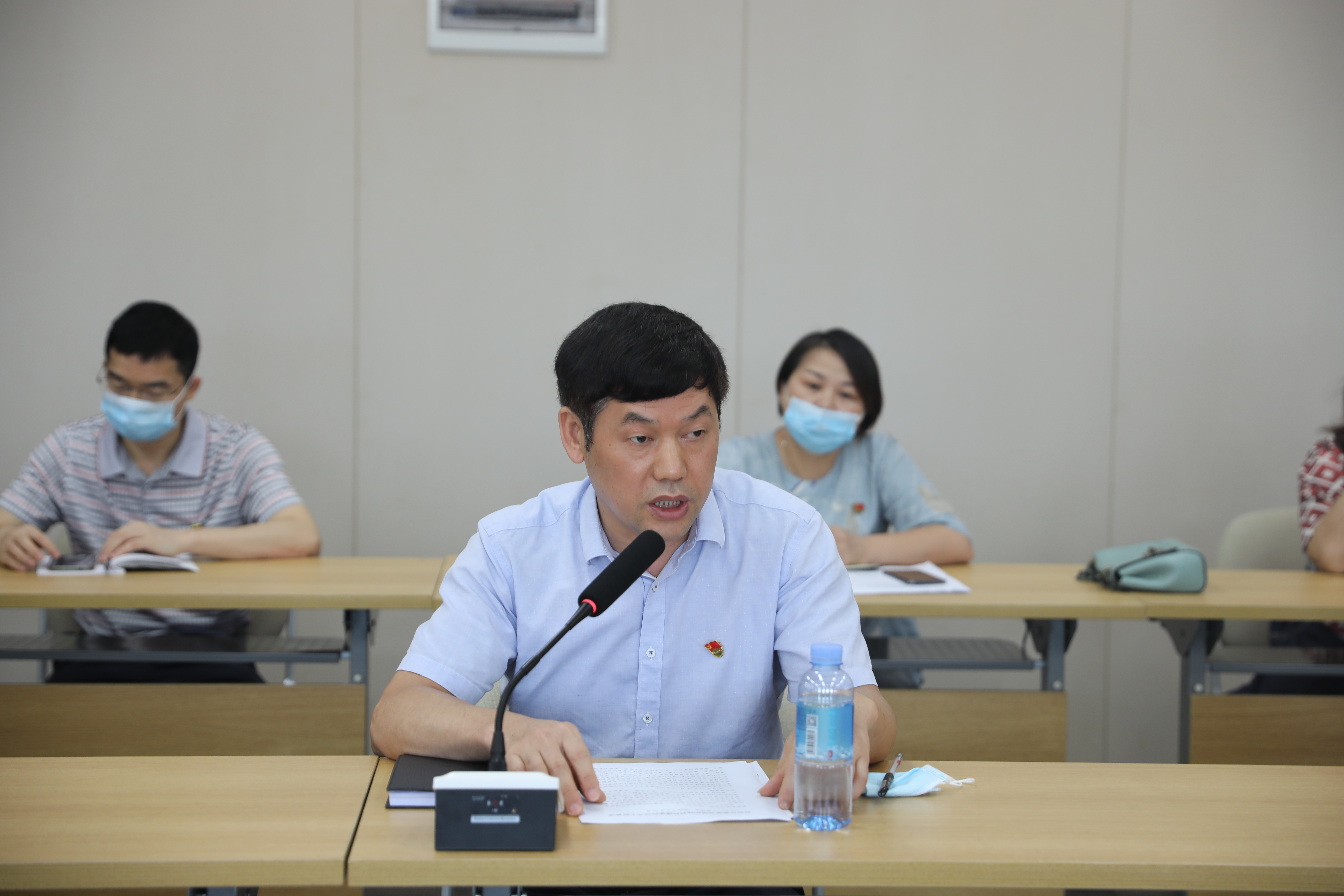 广西建科院党委书记俸尚东讲话